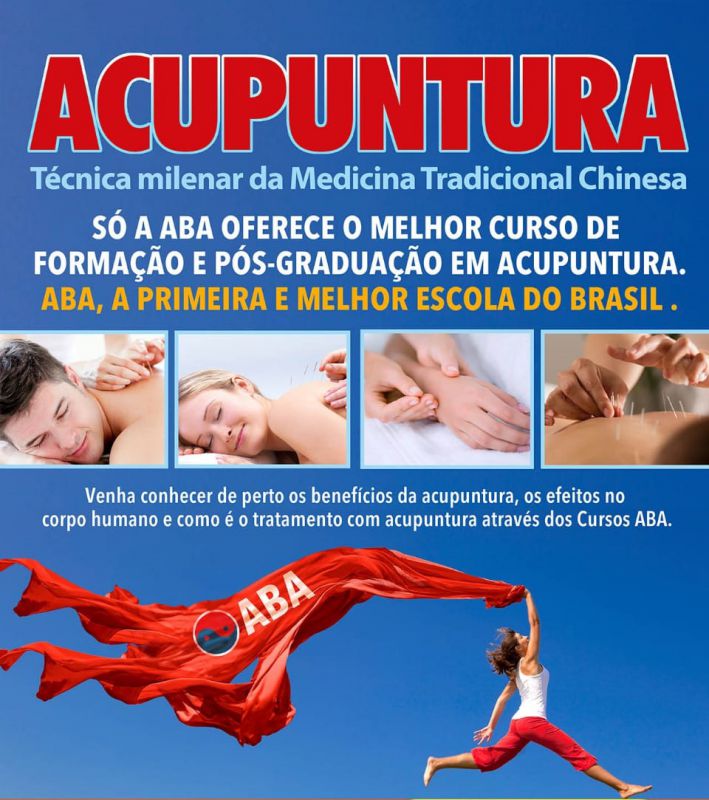 Curso de Formao e Pos Graduaao em Acupuntura -  Associacao Brasileira de Acupuntura - Aba